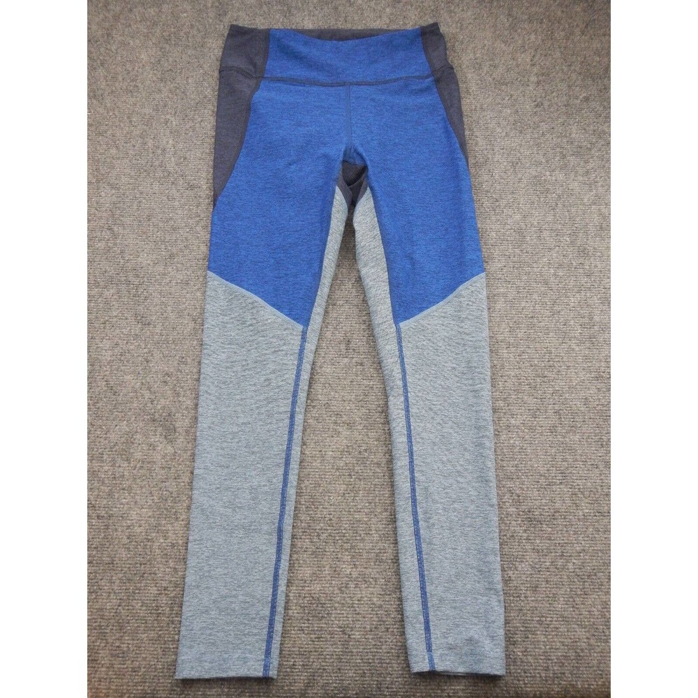 Outdoor Voices Leggings Women's Size Small Navy Blue Heather Stretch Compression